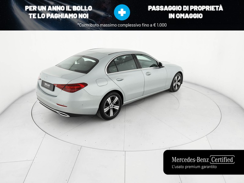 Mercedes Classe C Berlina 200 d mhev advanced auto ibrido argento