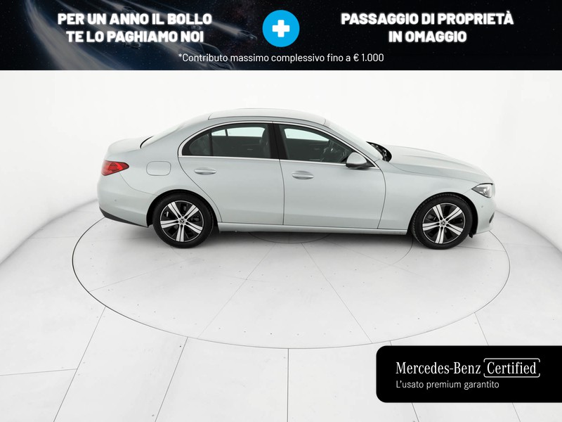Mercedes Classe C Berlina 200 d mhev advanced auto ibrido argento