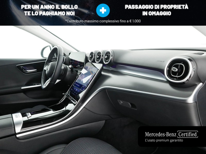 Mercedes Classe C Berlina 200 d mhev advanced auto ibrido argento
