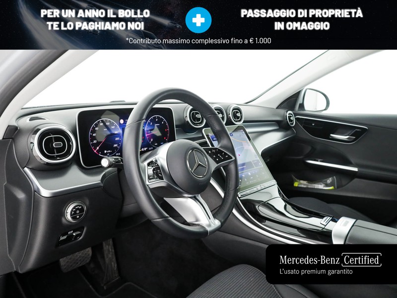 Mercedes Classe C Berlina 200 d mhev advanced auto ibrido argento
