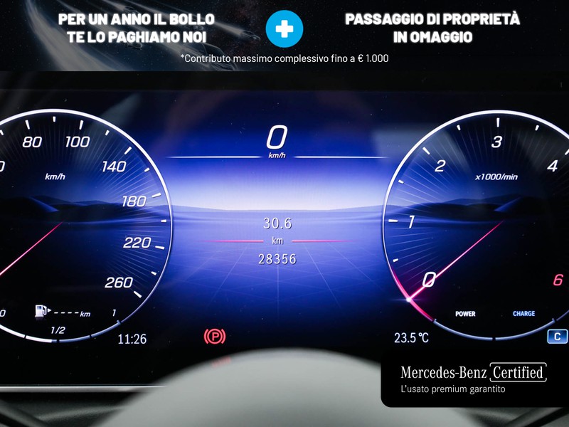 Mercedes Classe C Berlina 200 d mhev advanced auto ibrido argento