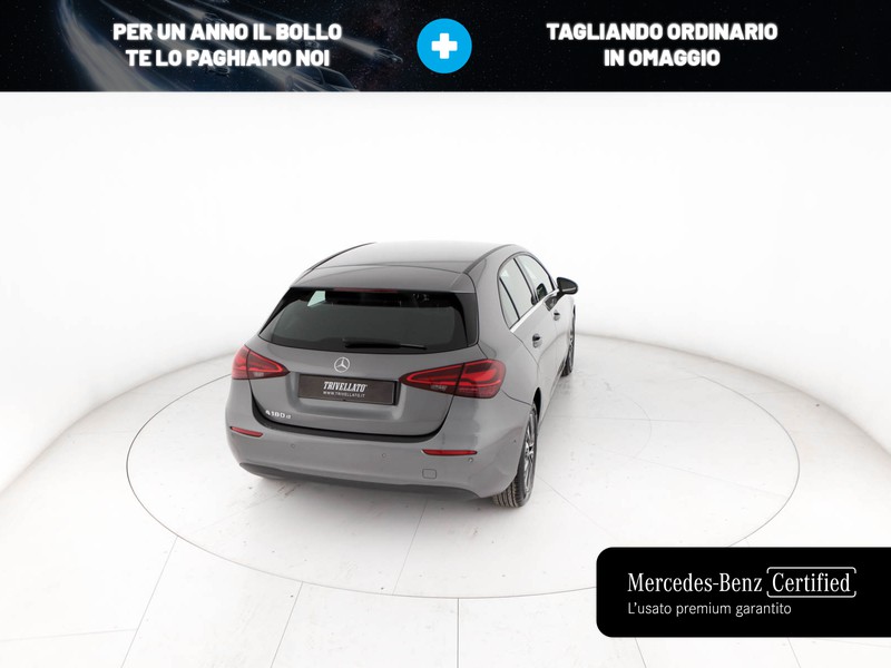 Mercedes Classe A 180 d advanced auto diesel grigio