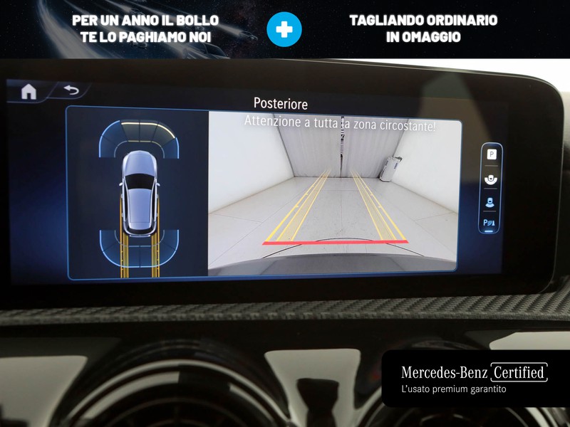Mercedes Classe A 180 d advanced auto diesel grigio