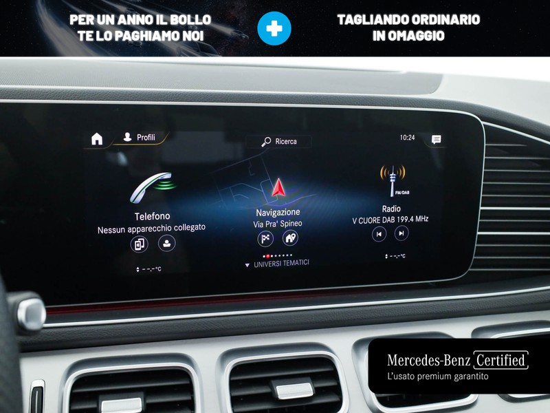 Mercedes GLE gle 350 de phev (e eq-power) premium 4matic auto ibrido nero