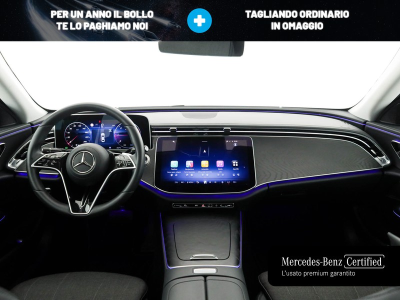 Mercedes Classe E Berlina 200 d advanced auto ibrido nero