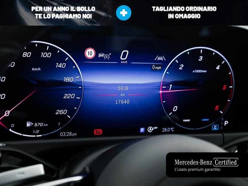 Mercedes Classe E Berlina 200 d advanced auto ibrido nero