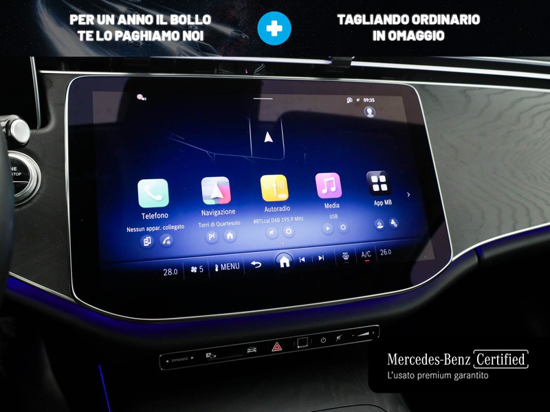Mercedes Classe E Berlina 200 d advanced auto ibrido nero