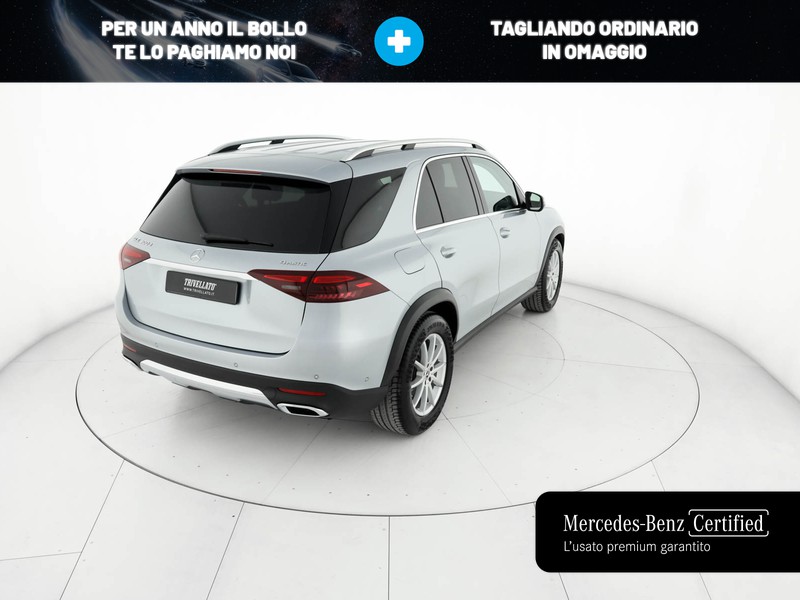 Mercedes GLE gle 300 d advanced 4matic auto ibrido argento