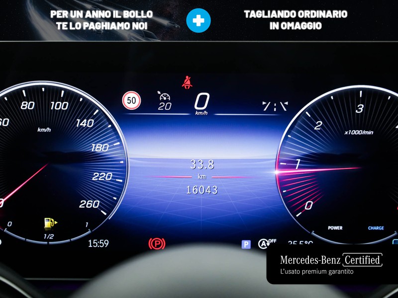Mercedes GLE gle 300 d advanced 4matic auto ibrido argento