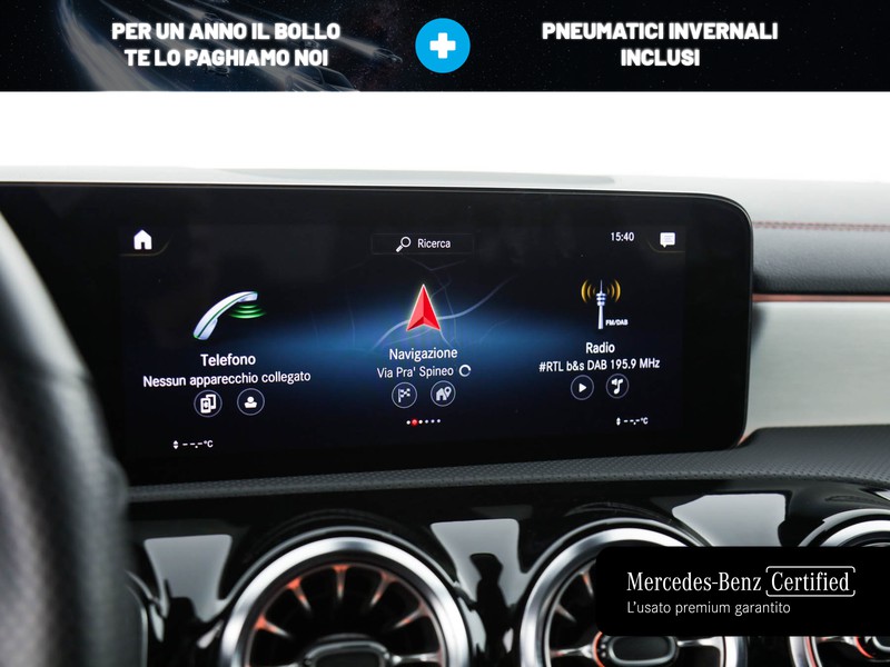 Mercedes CLA Shooting Brake  200 d premium auto diesel nero