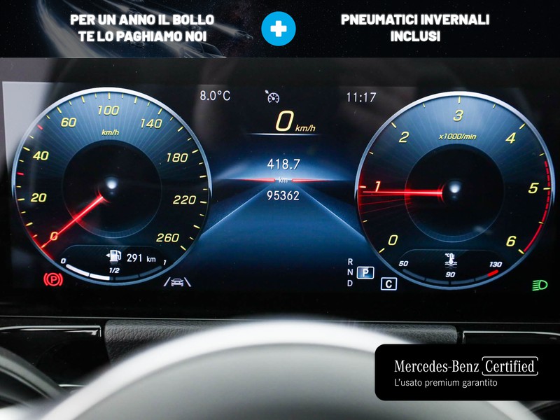 Mercedes Classe B 200 d premium auto diesel grigio