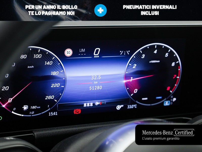 Mercedes Classe B 180 executive auto ibrido nero