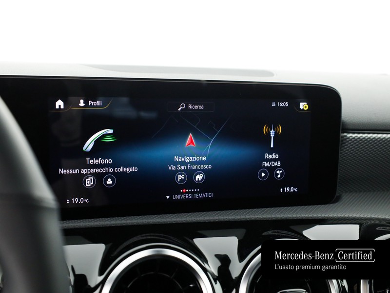 Mercedes Classe A 180 d sport auto diesel argento