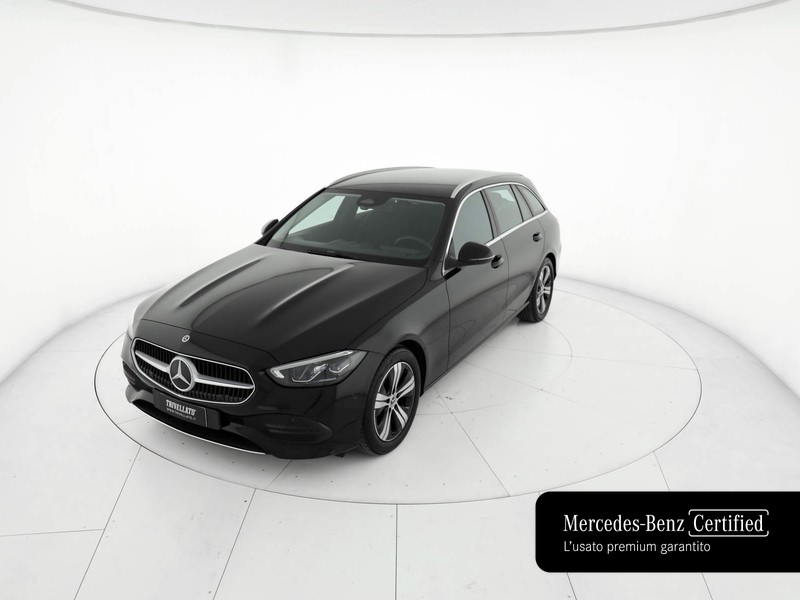 Mercedes Classe C SW sw 200 d mhev advanced auto ibrido nero