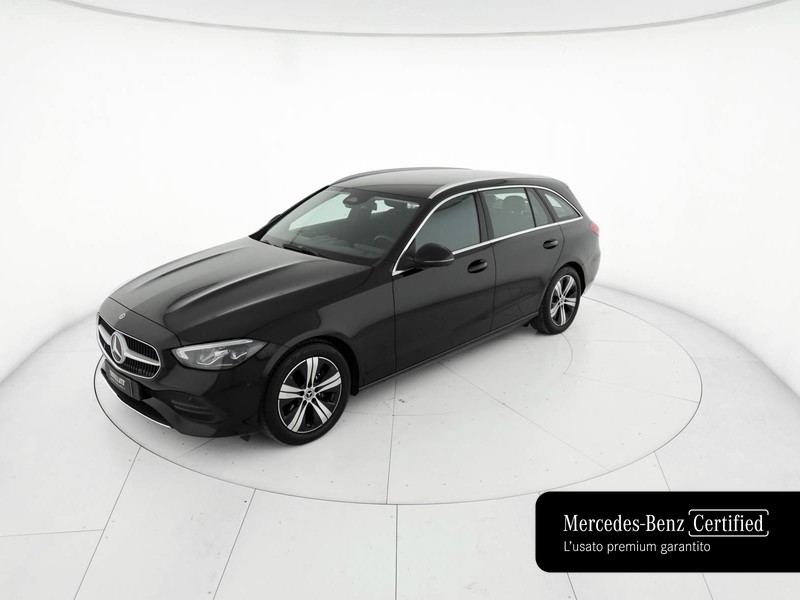 Mercedes Classe C SW sw 200 d mhev advanced auto ibrido nero