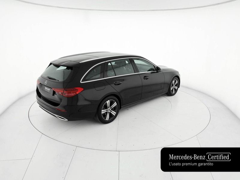Mercedes Classe C SW sw 200 d mhev advanced auto ibrido nero