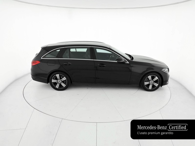 Mercedes Classe C SW sw 200 d mhev advanced auto ibrido nero