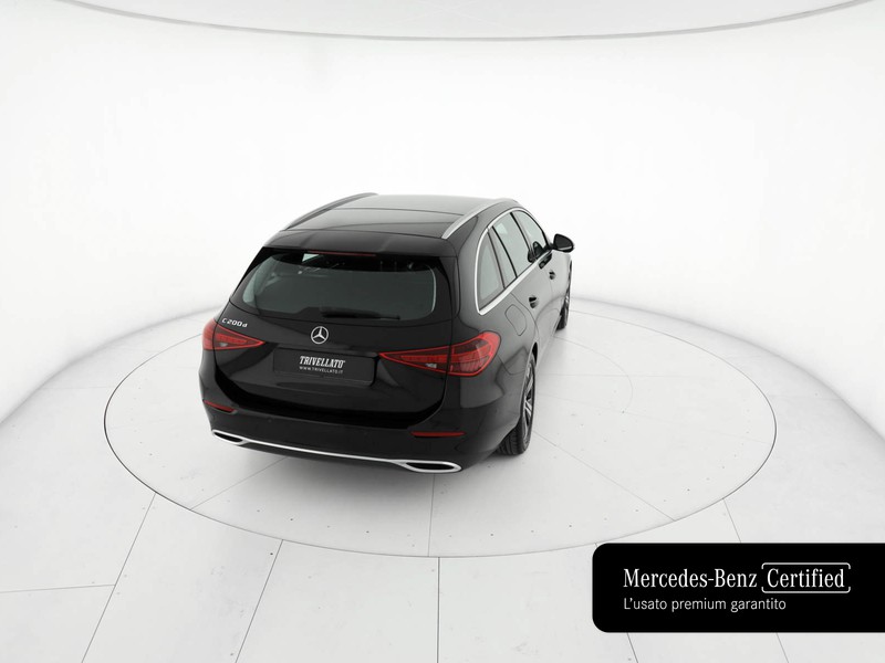 Mercedes Classe C SW sw 200 d mhev advanced auto ibrido nero