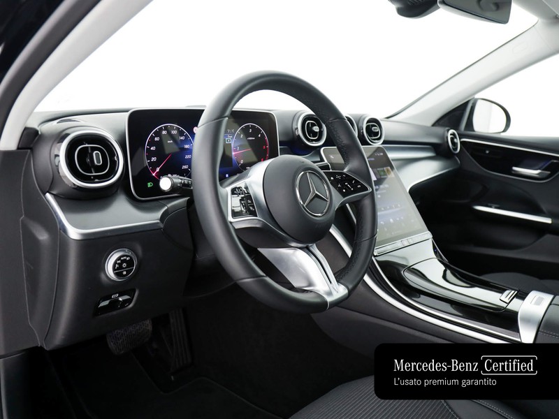 Mercedes Classe C SW sw 200 d mhev advanced auto ibrido nero