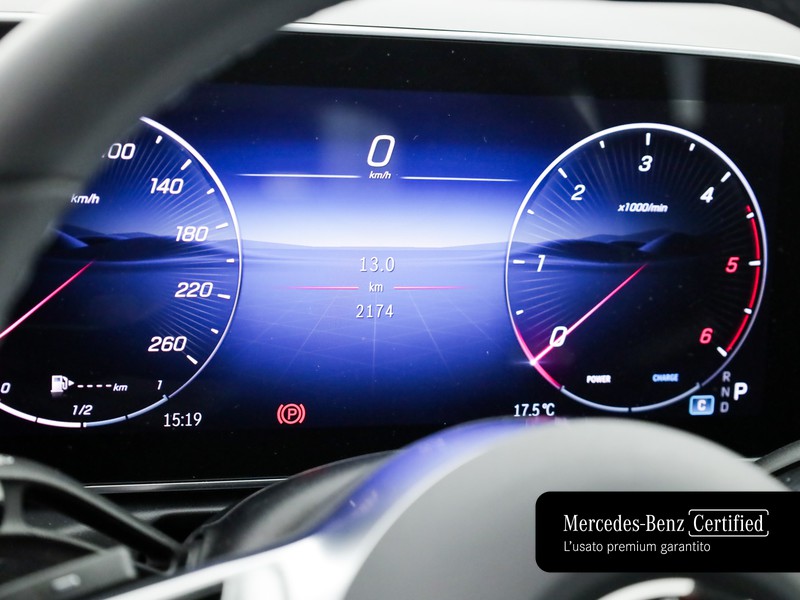 Mercedes Classe C SW sw 200 d mhev advanced auto ibrido nero