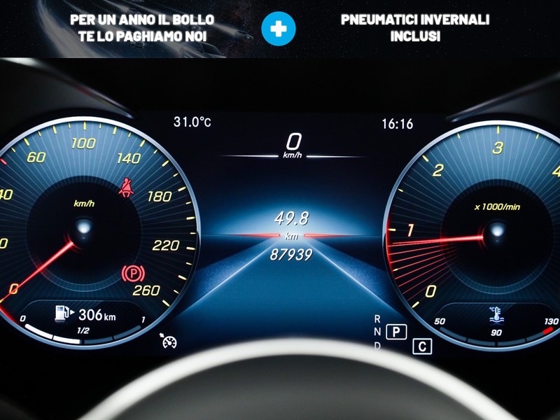 Mercedes GLC 220 d sport 4matic auto diesel argento