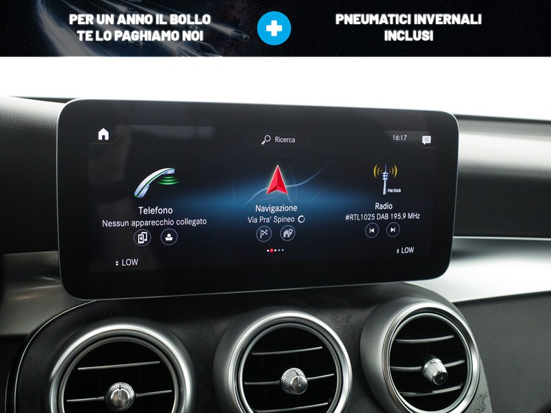 Mercedes GLC 220 d sport 4matic auto diesel argento