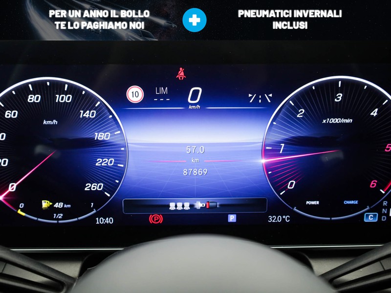 Mercedes GLC 220 d amg line advanced 4matic auto ibrido bianco