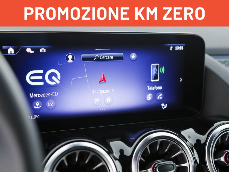 Mercedes EQA 300 progressive advanced 4matic elettrica nero