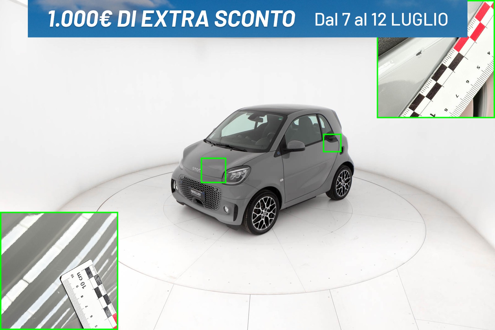 Smart Fortwo eq racingrey 22kw