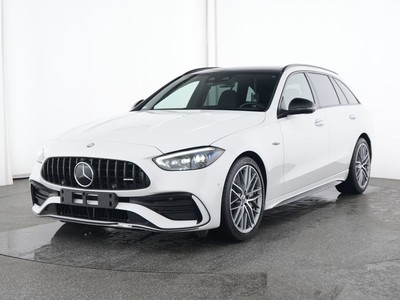 AMG Classe C c sw amg 43 mhev premium plus 4matic 422cv auto  ibrido bianco