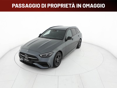 Mercedes Classe C SW sw 220 d mhev amg line advanced 200cv auto  ibrido grigio
