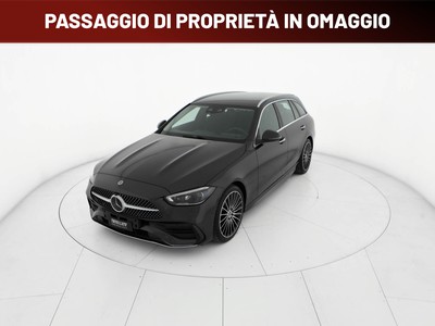 Mercedes Classe C SW sw 300 d mhev amg line premium auto  ibrido grigio