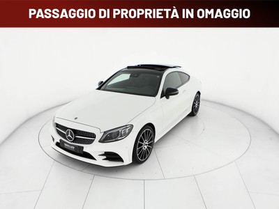 Mercedes Classe C Coupè coupe 220 d premium auto  diesel bianco